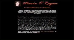 Desktop Screenshot of marieoregan.net
